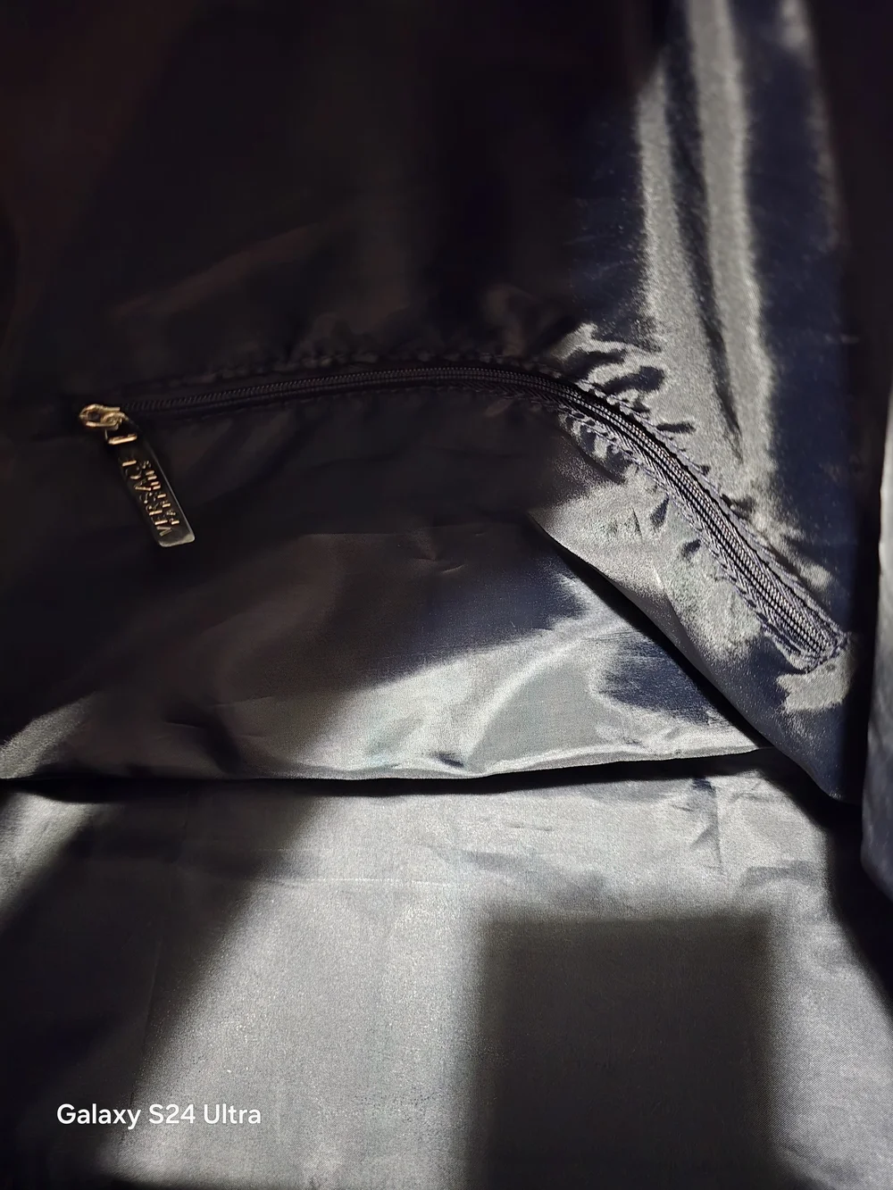 Versace Black Travel Duffel Bag for Men